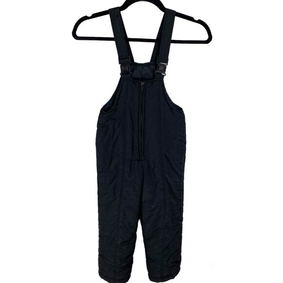 Northern Spirit Snow Pants Bib Adjustable Zip Up Sledding Black Kids 3X - Picture 1 of 10